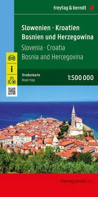 Cover: 9783707922066 | Slowenien - Kroatien - Bosnien und Herzegowina, Straßenkarte...