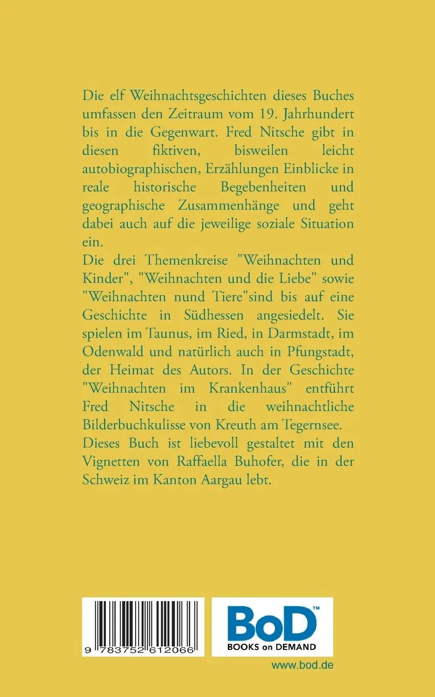 Rückseite: 9783752612066 | Meine südhessischen Weihnachtsgeschichten | Weihnachtliche Erzählungen