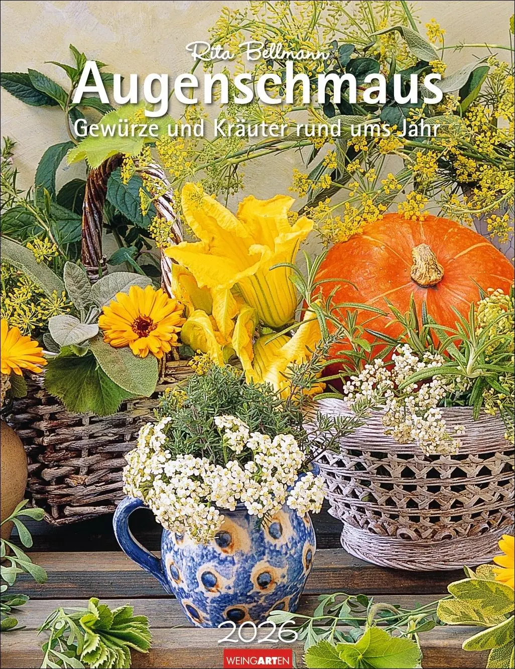 Cover: 9783839902066 | Augenschmaus Kalender 2026 - Gewürze und Kräuter rund ums Jahr | 14 S.