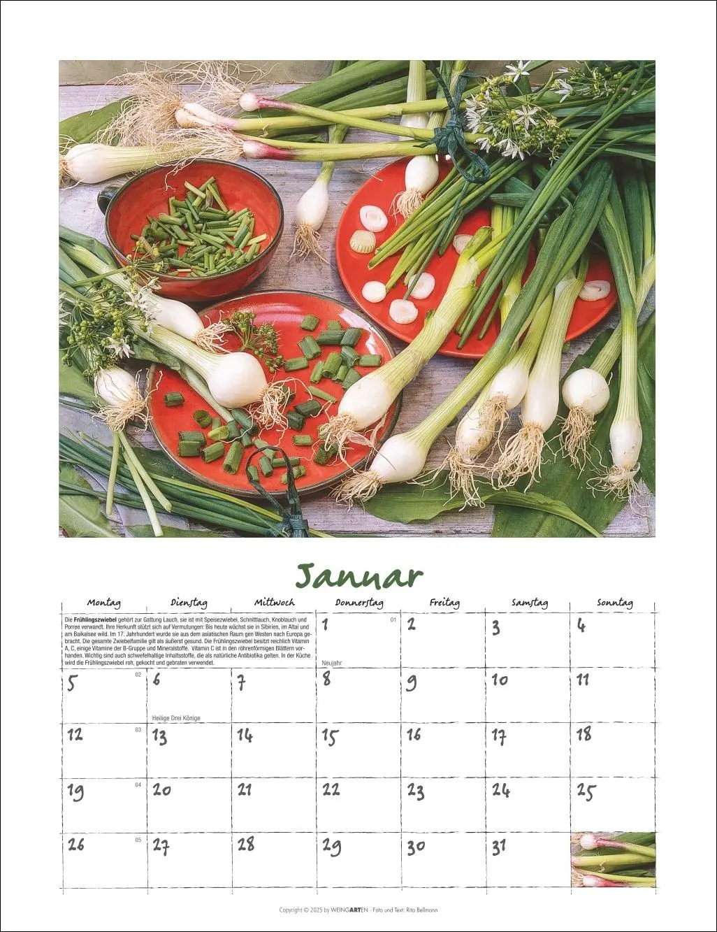 Bild: 9783839902066 | Augenschmaus Kalender 2026 - Gewürze und Kräuter rund ums Jahr | 14 S.