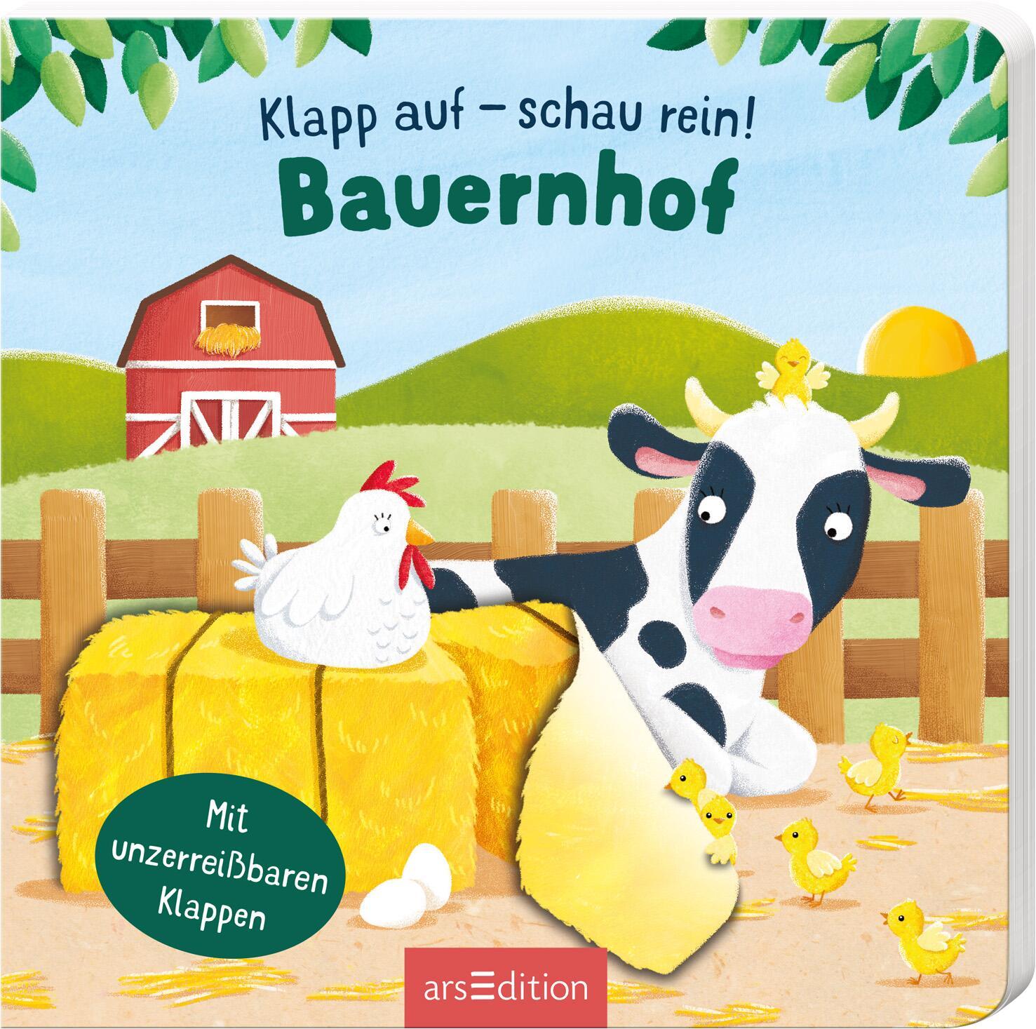 Cover: 9783845842066 | Klapp auf - schau rein: Bauernhof | Mit unzerreißbaren Klappen | Costa