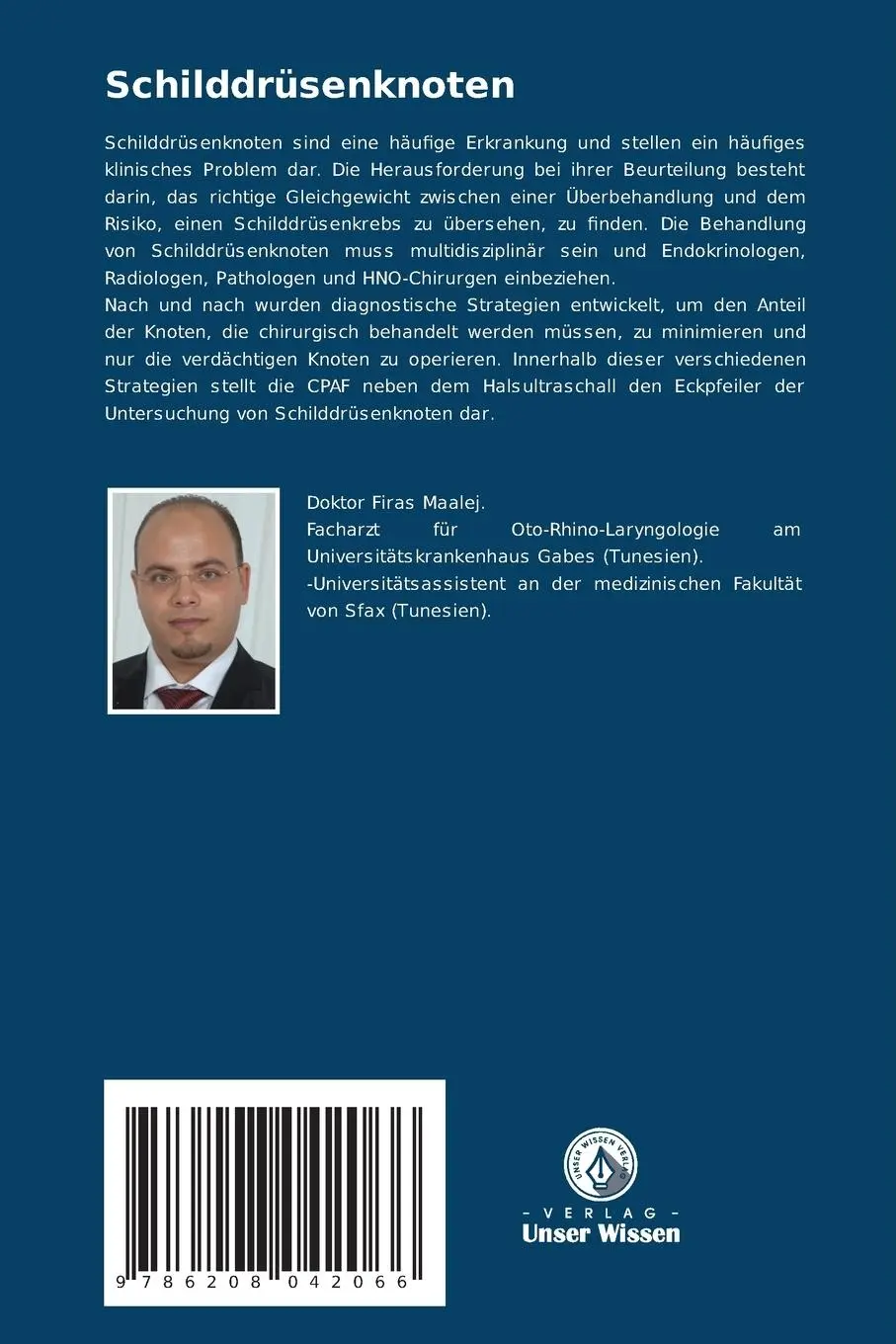 Rückseite: 9786208042066 | Schilddrüsenknoten | Zyto-histologische Korrelation | Maalej (u. a.)