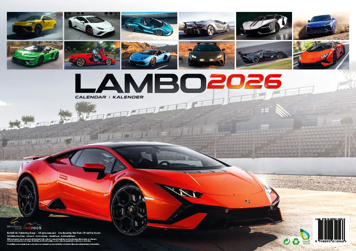 Bild: 9798893612066 | Lamborghini Kalender 2026 | Kalender | 14 S. | Deutsch | 2026