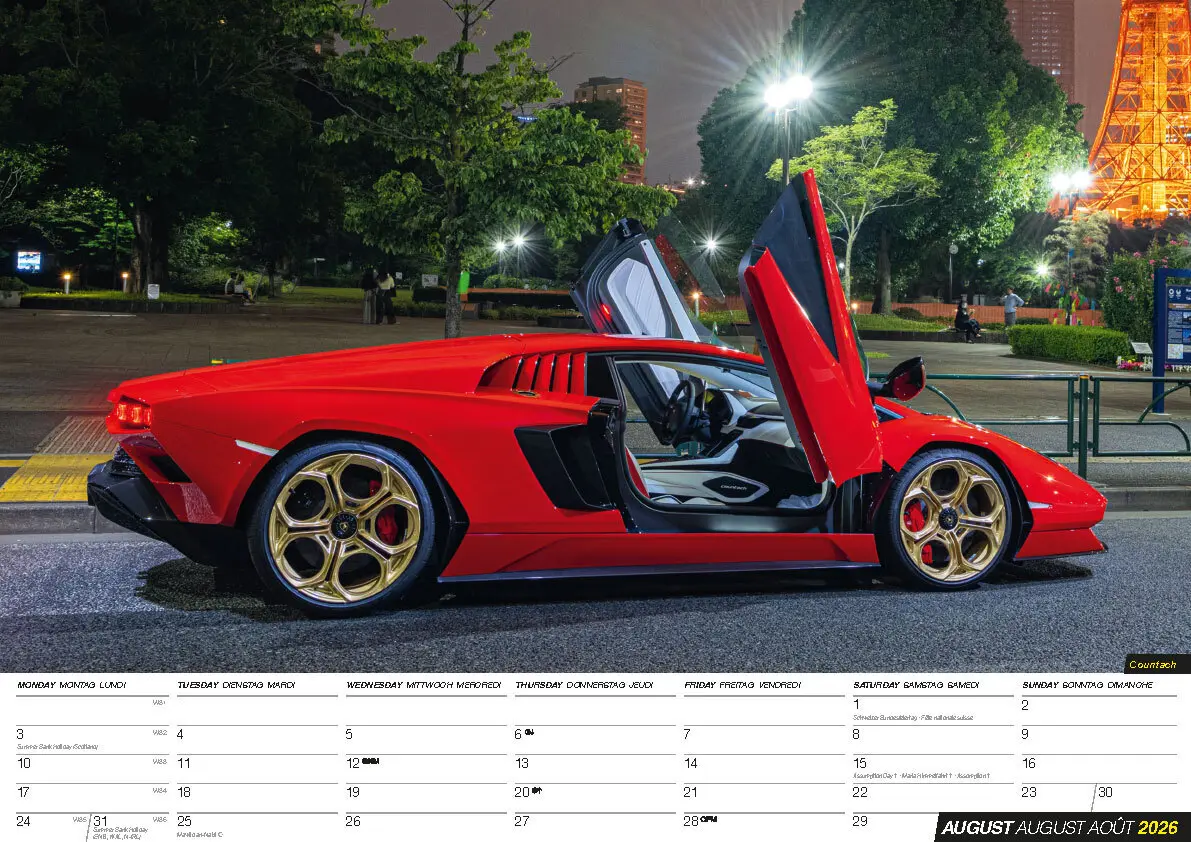Bild: 9798893612066 | Lamborghini Kalender 2026 | Kalender | 14 S. | Deutsch | 2026