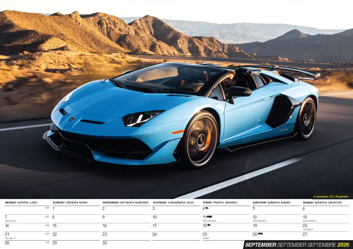 Bild: 9798893612066 | Lamborghini Kalender 2026 | Kalender | 14 S. | Deutsch | 2026