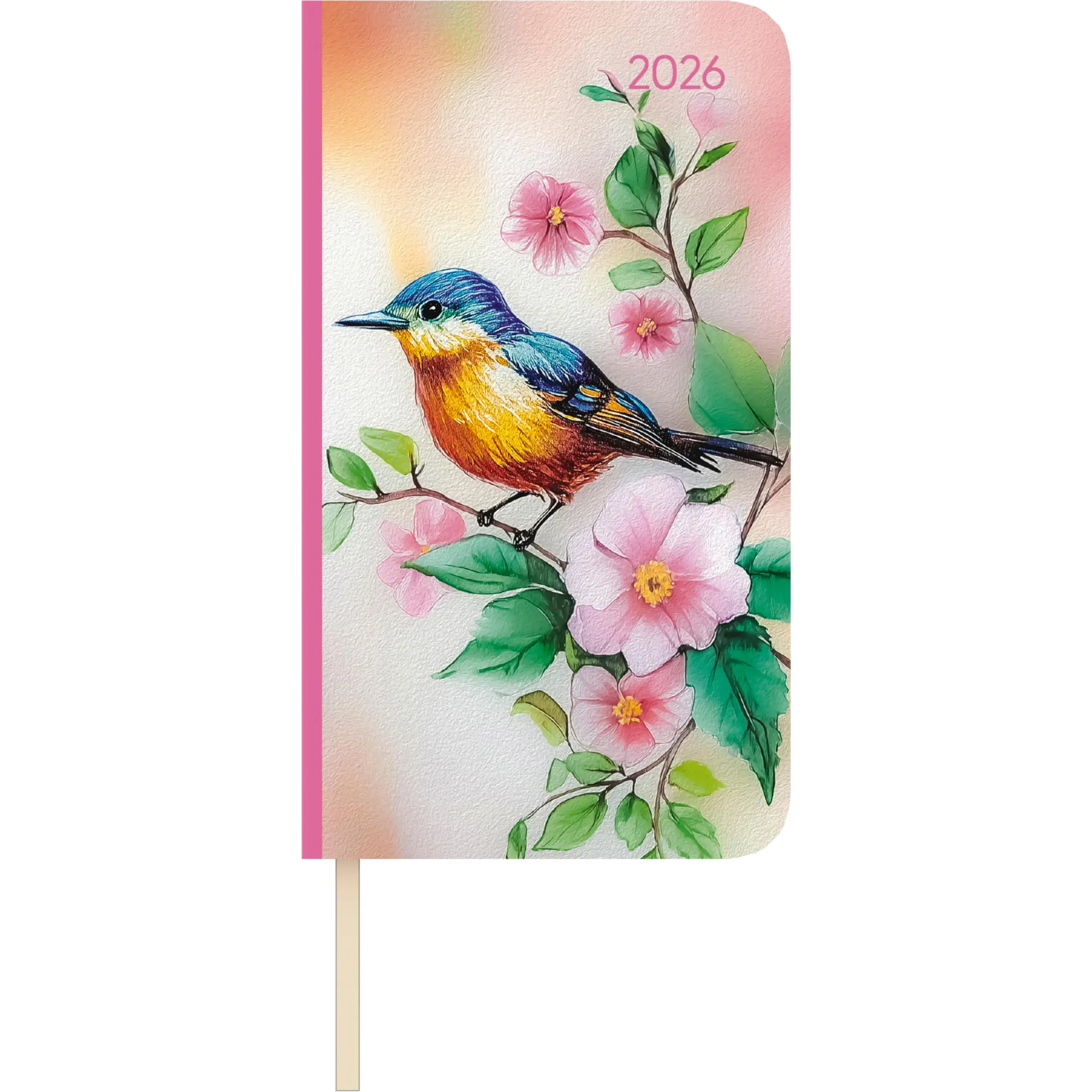 Cover: 4069095002166 | Lady Journal Slim Bird 2026 - Taschen-Kalender 9x15,6 cm - Weekly -...