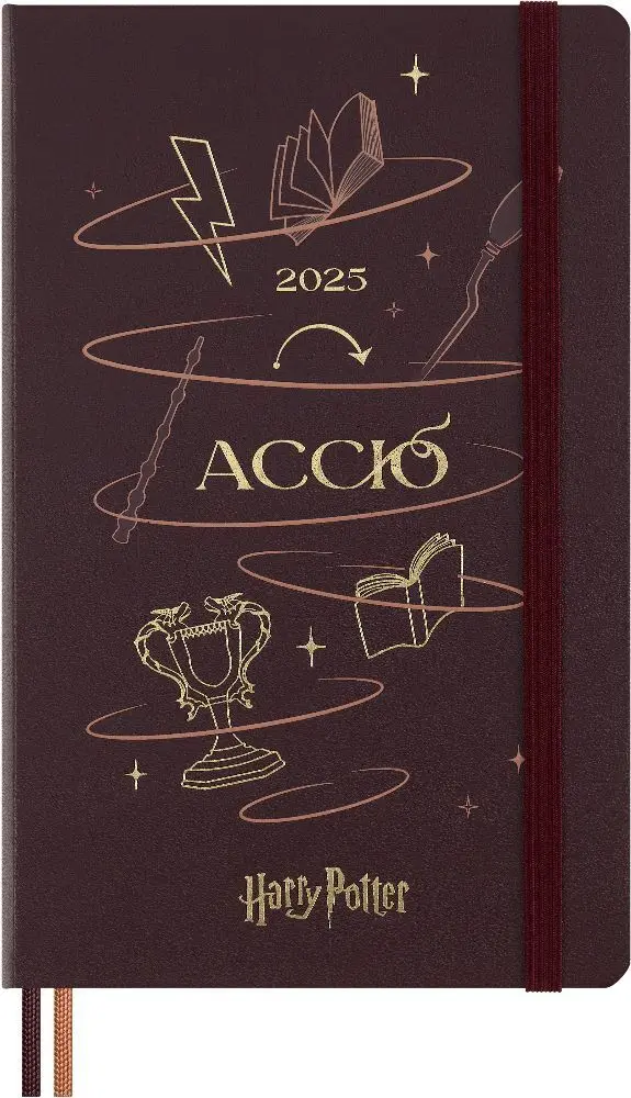 Cover: 8056999272166 | Moleskine Harry Potter Accio 12 Monate Tageskalender 2025, L/A5 | Buch