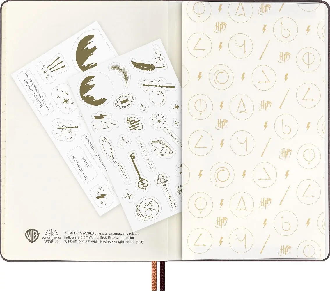 Bild: 8056999272166 | Moleskine Harry Potter Accio 12 Monate Tageskalender 2025, L/A5 | Buch