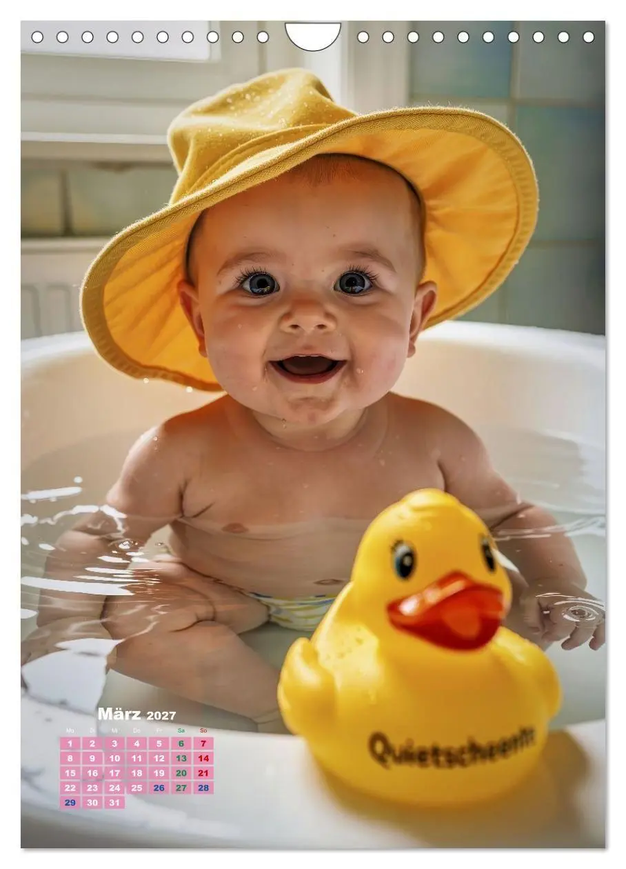 Bild: 9783516772166 | Glückliche Babys (Wandkalender 2027 DIN A4 hoch), CALVENDO...