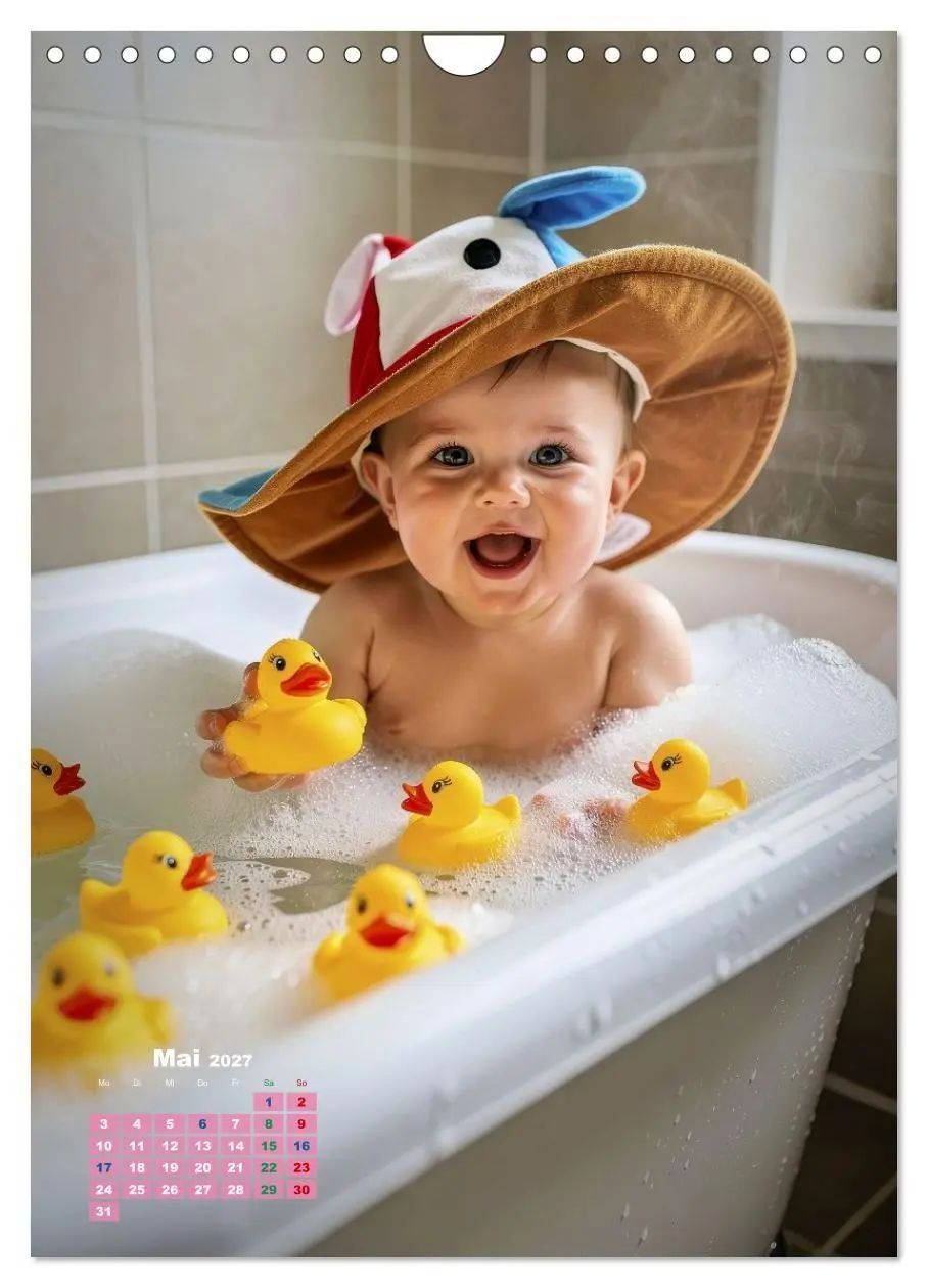 Bild: 9783516772166 | Glückliche Babys (Wandkalender 2027 DIN A4 hoch), CALVENDO...