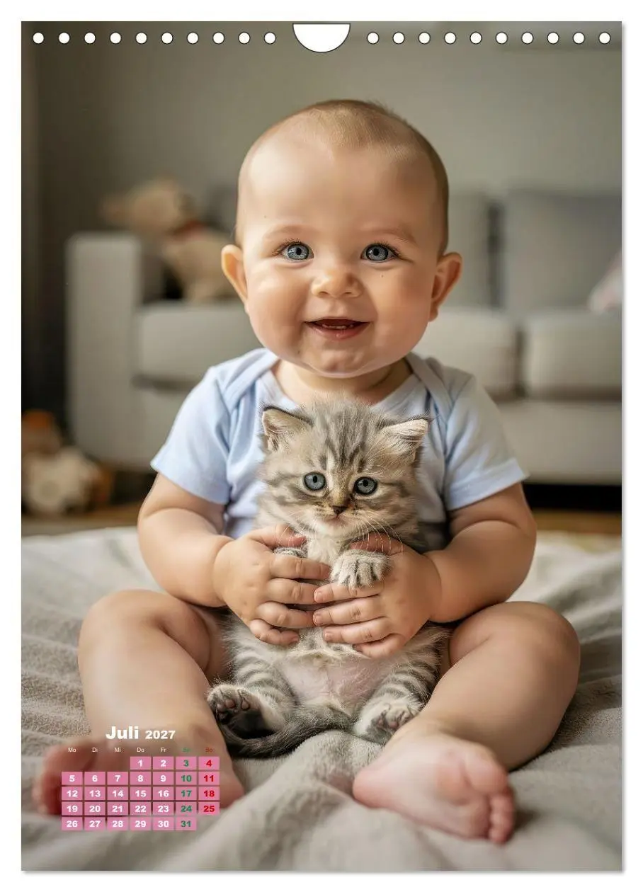 Bild: 9783516772166 | Glückliche Babys (Wandkalender 2027 DIN A4 hoch), CALVENDO...