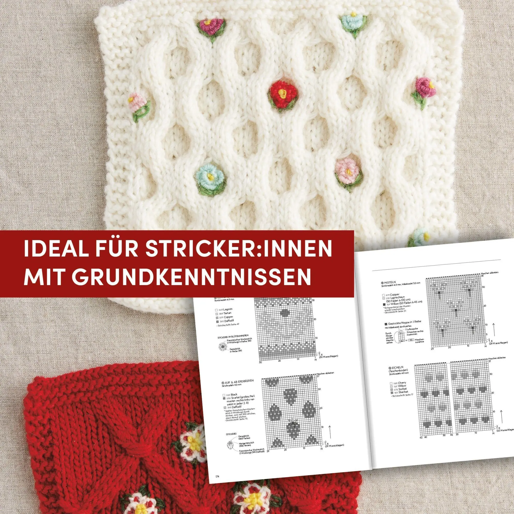 Bild: 9783735872166 | Floral Stricken. Die Mustersammlung | Hiroko Ibuki | Taschenbuch