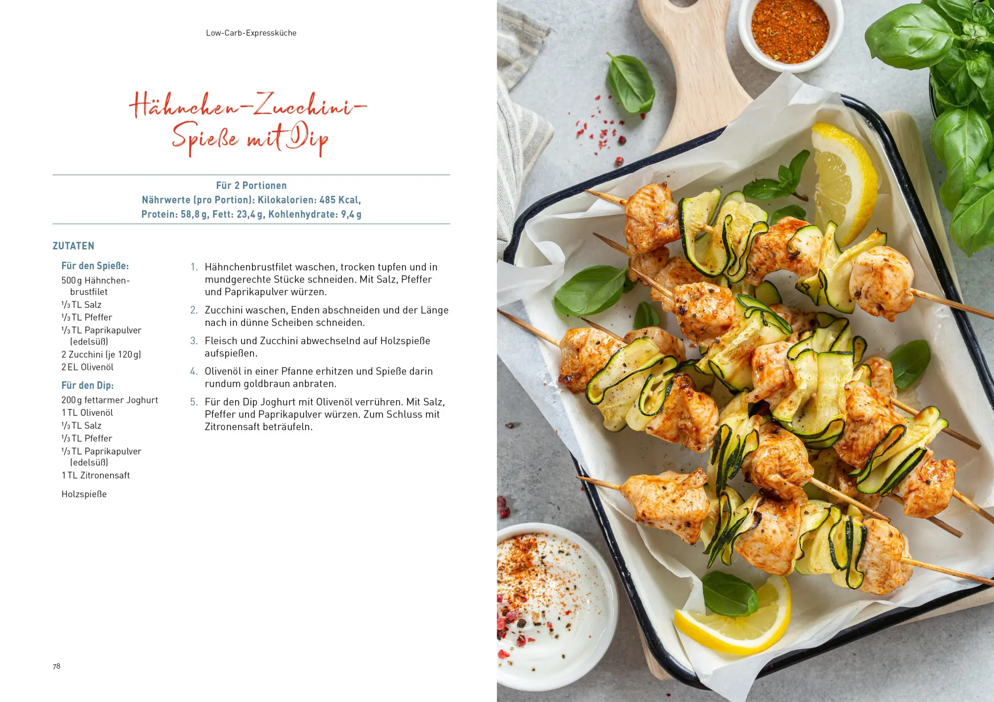 Bild: 9783742322166 | Low-Carb-Expressküche | Low-Carb-Rezept des Tages | Taschenbuch | 2022
