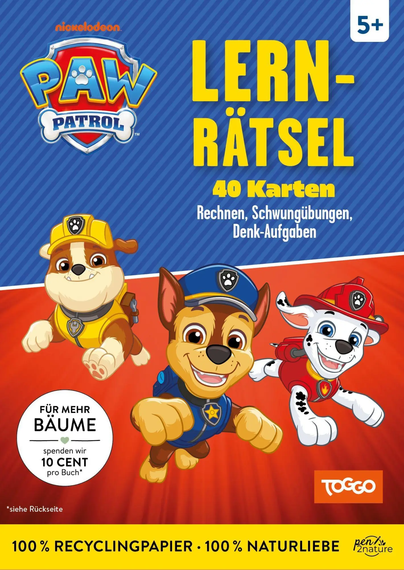 Cover: 9783987642166 | PAW Patrol Lernspaß 40 Karten | Pen2nature | Taschenbuch | 40 S.