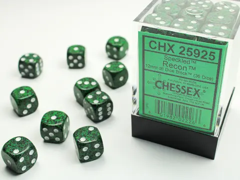 Cover: 601982022266 | Speckled® 12mm d6 Recon™ Dice Block™ (36 dice) | deutsch | Chessex