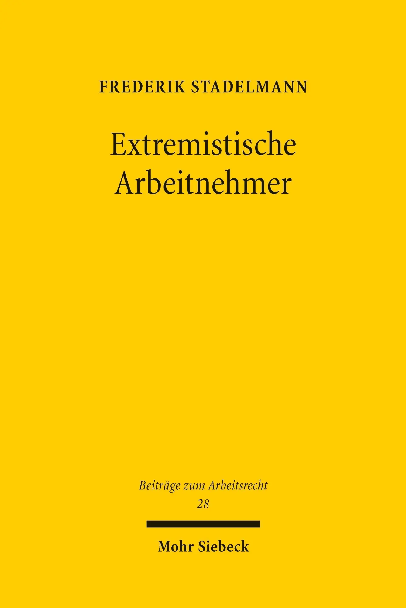 Extremistische Arbeitnehmer