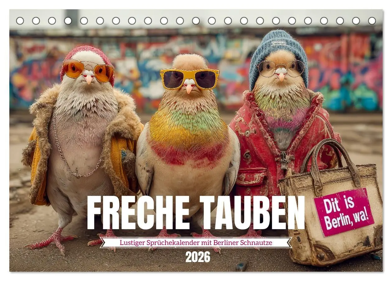 Cover: 9783516692266 | Freche Tauben - Lustiger Sprüchekalender mit Berliner Schnautze...
