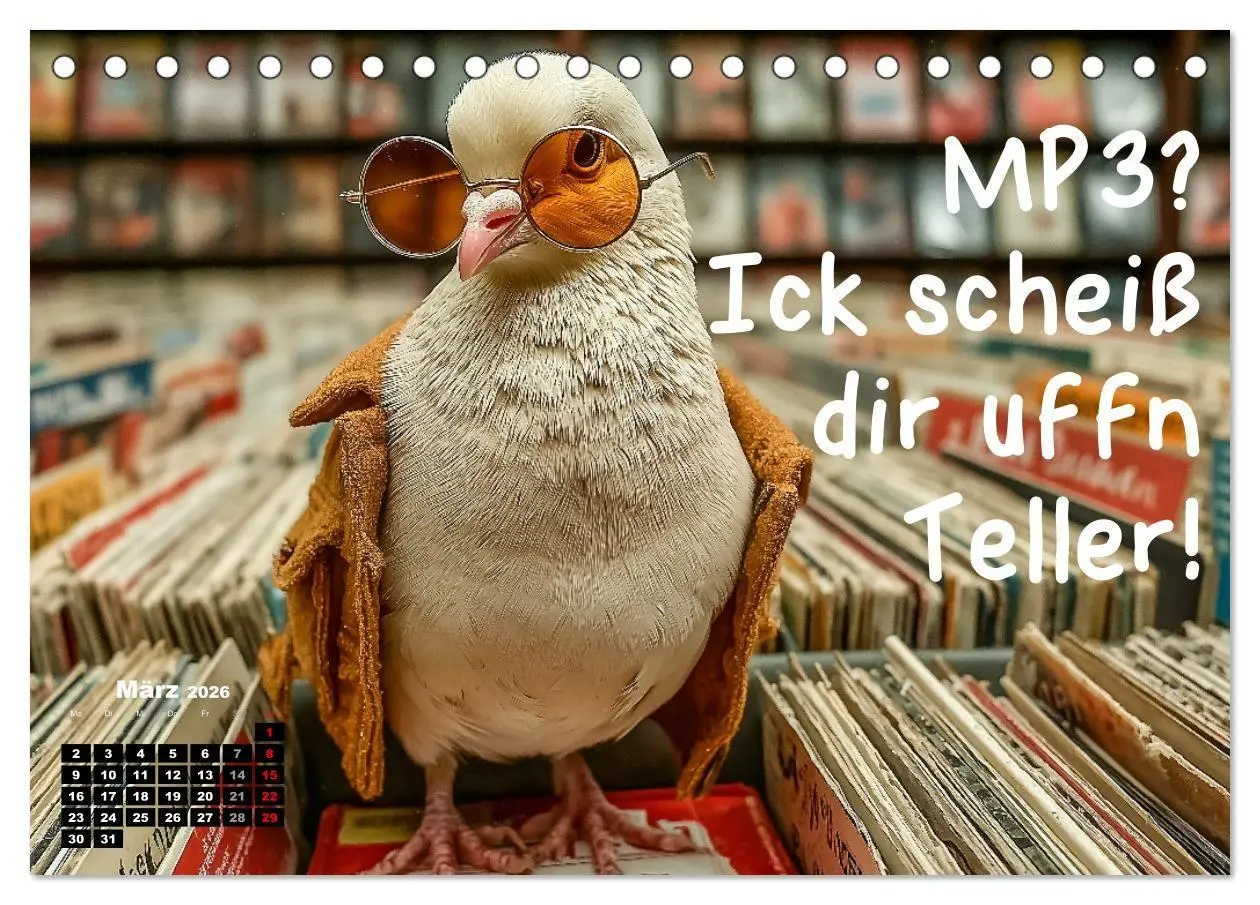 Bild: 9783516692266 | Freche Tauben - Lustiger Sprüchekalender mit Berliner Schnautze...