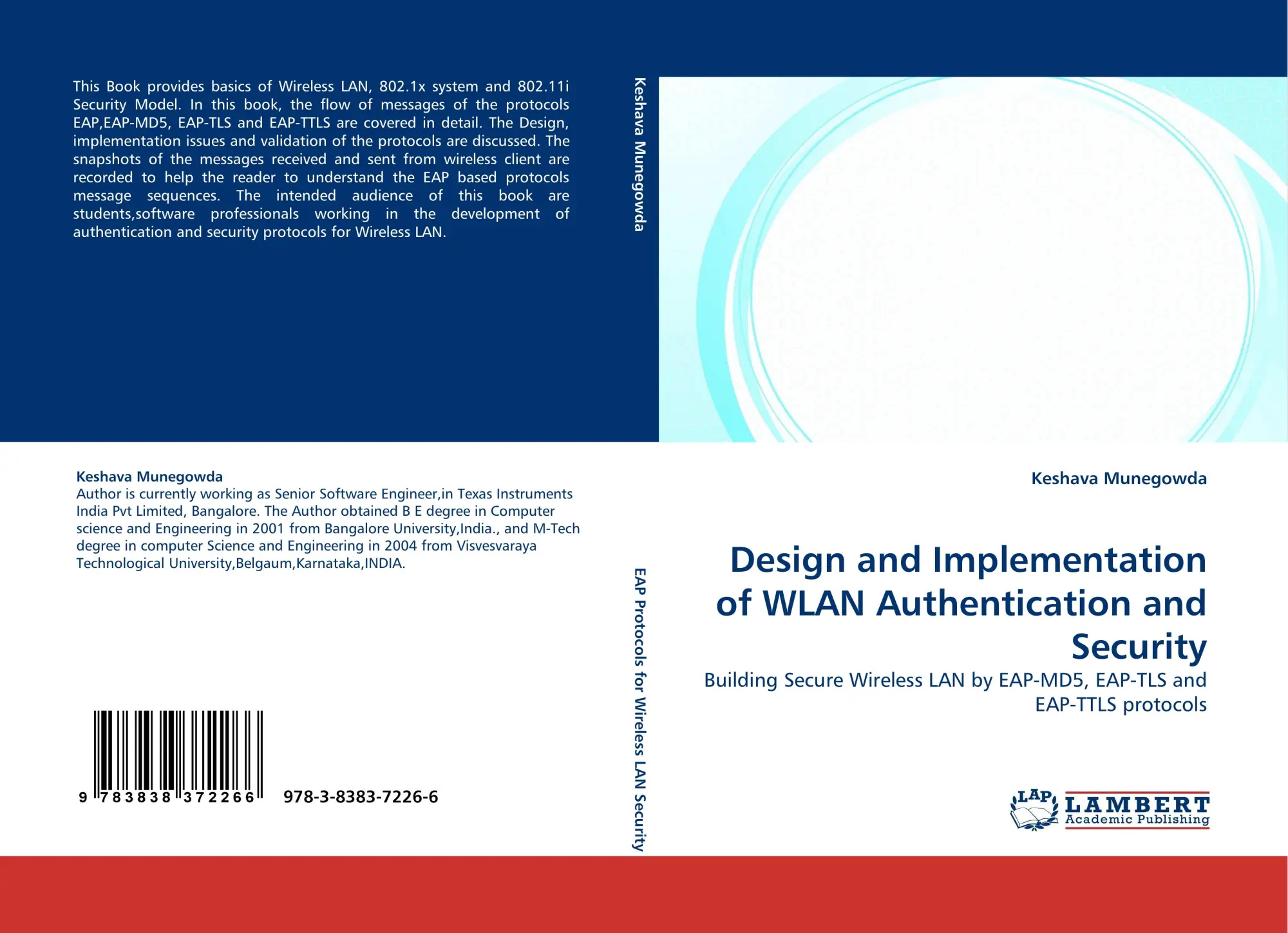 Cover: 9783838372266 | Design and Implementation of WLAN Authentication and Security | Buch