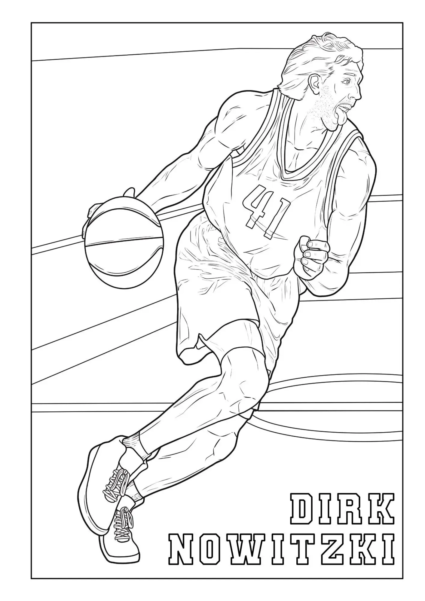Bild: 9783986572266 | Basketball-Malbuch Stars &amp; Legenden für Kinder ab 8 Jahren,...