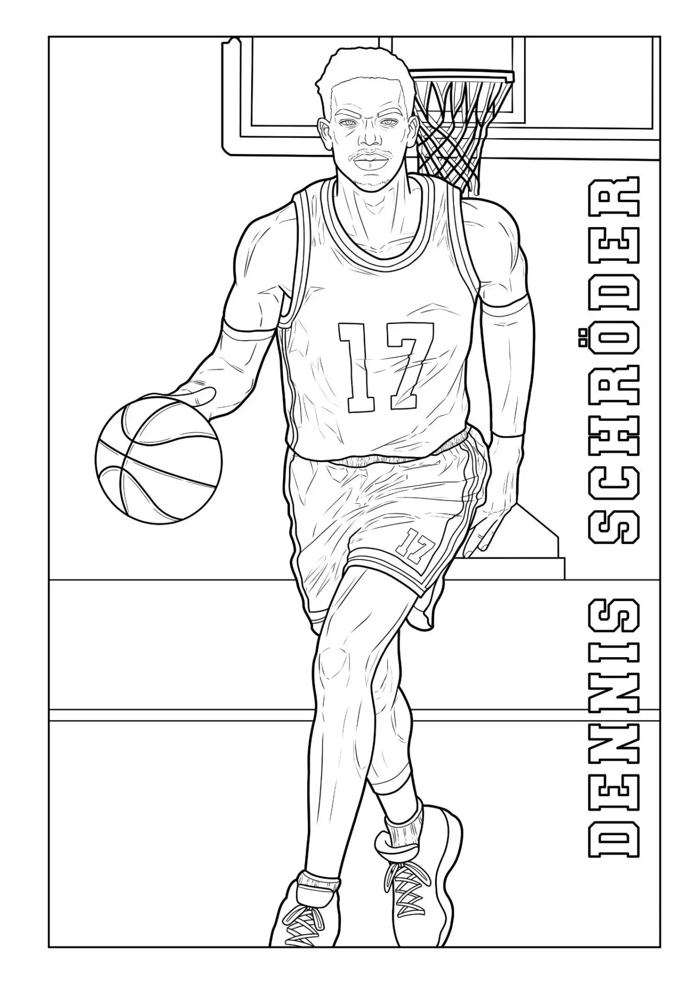 Bild: 9783986572266 | Basketball-Malbuch Stars &amp; Legenden für Kinder ab 8 Jahren,...