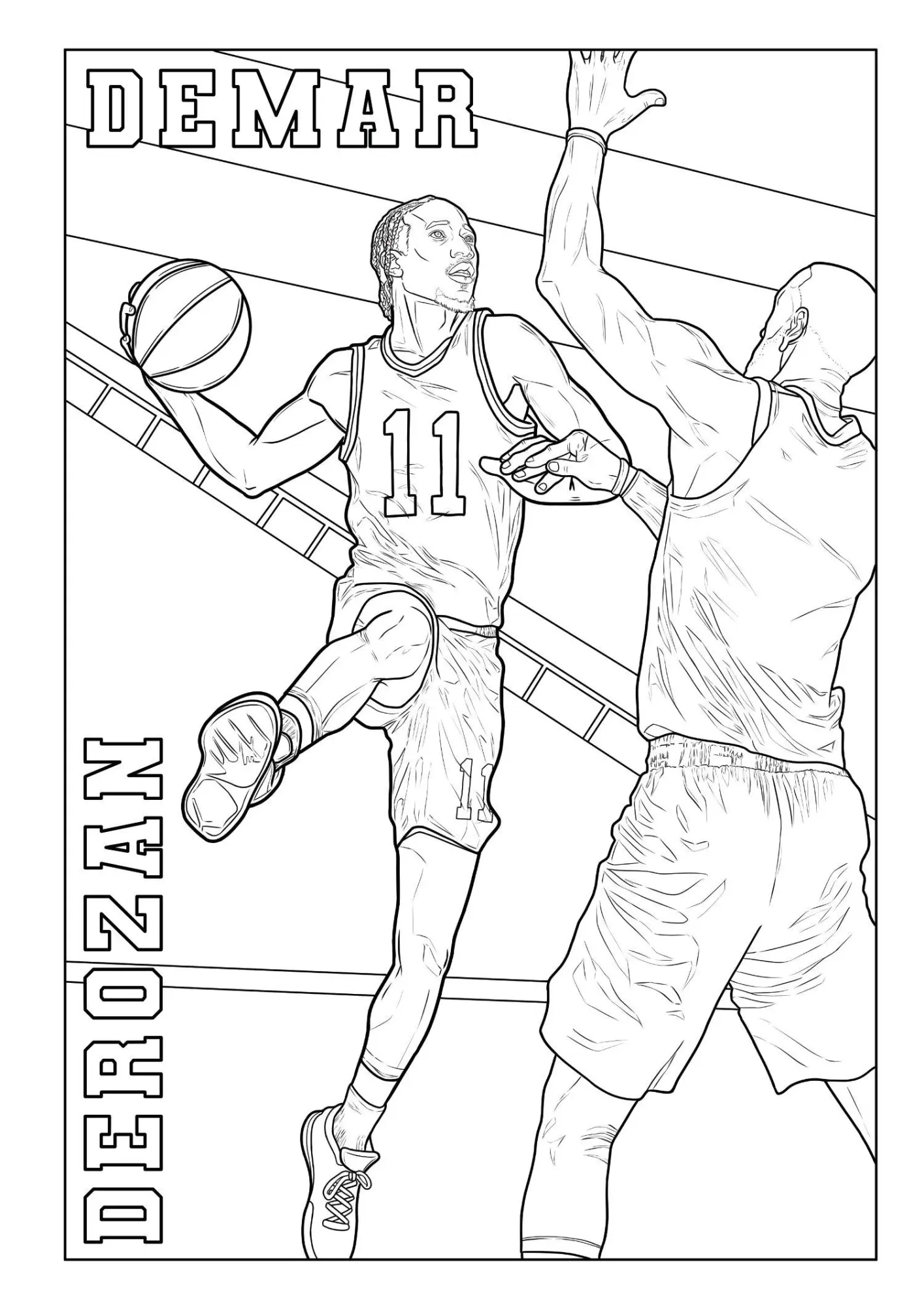 Bild: 9783986572266 | Basketball-Malbuch Stars &amp; Legenden für Kinder ab 8 Jahren,...