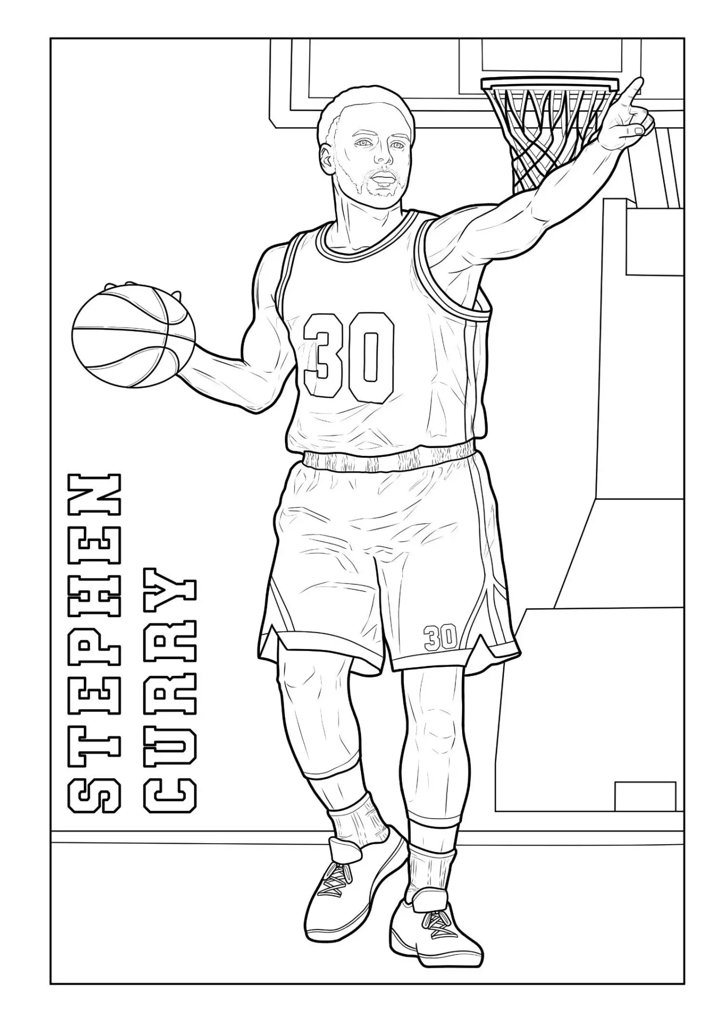 Bild: 9783986572266 | Basketball-Malbuch Stars &amp; Legenden für Kinder ab 8 Jahren,...