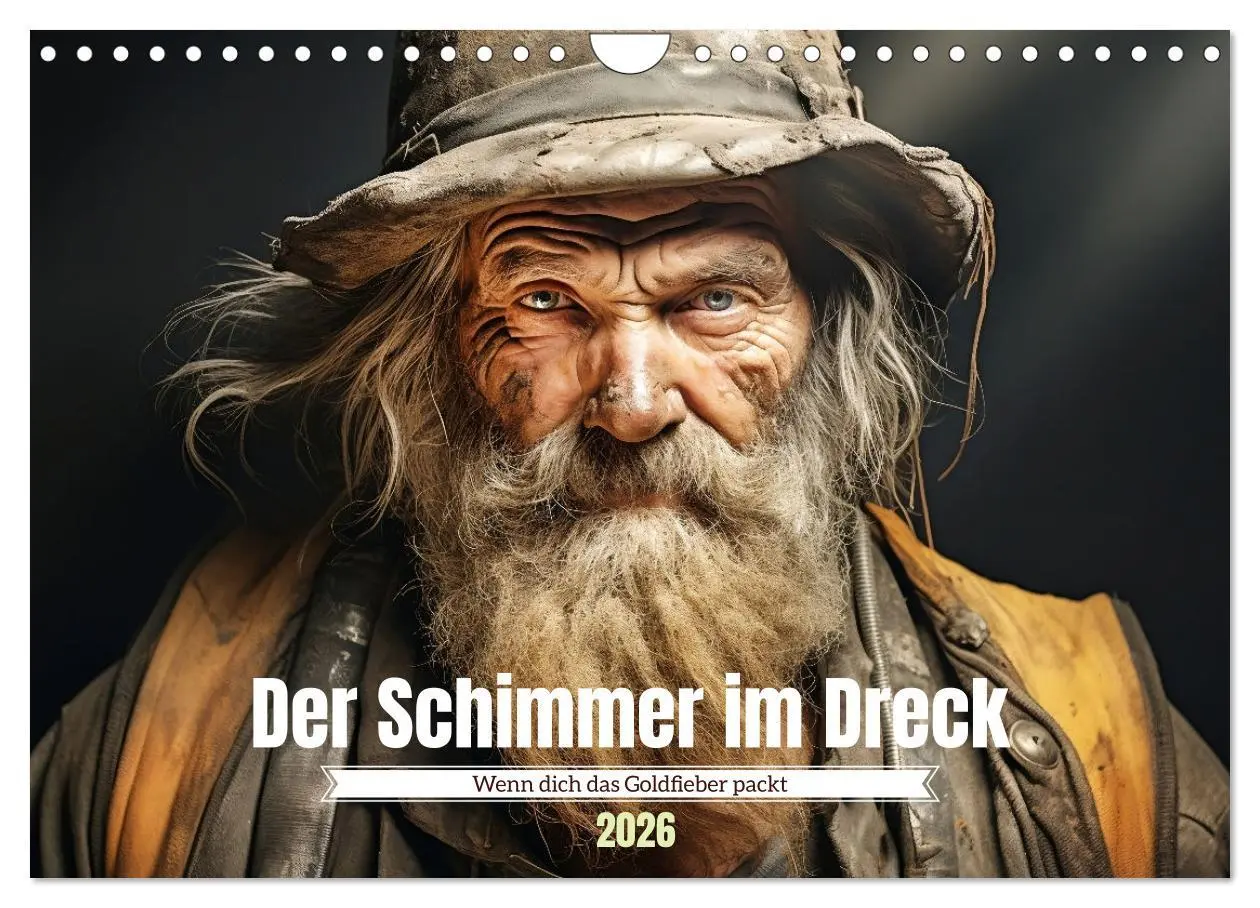 Cover: 9783457352366 | Der Schimmer im Dreck (Wandkalender 2026 DIN A4 quer), CALVENDO...