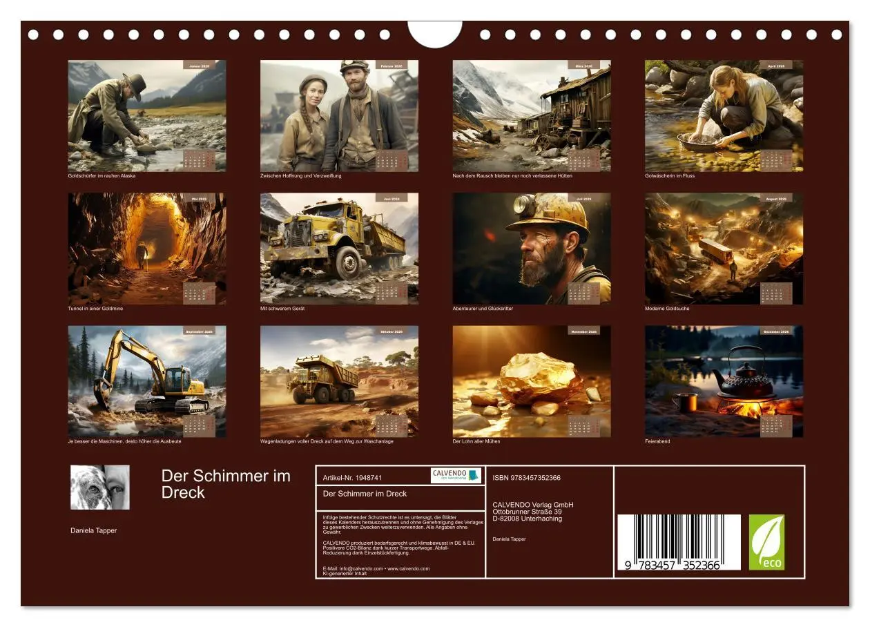 Bild: 9783457352366 | Der Schimmer im Dreck (Wandkalender 2026 DIN A4 quer), CALVENDO...