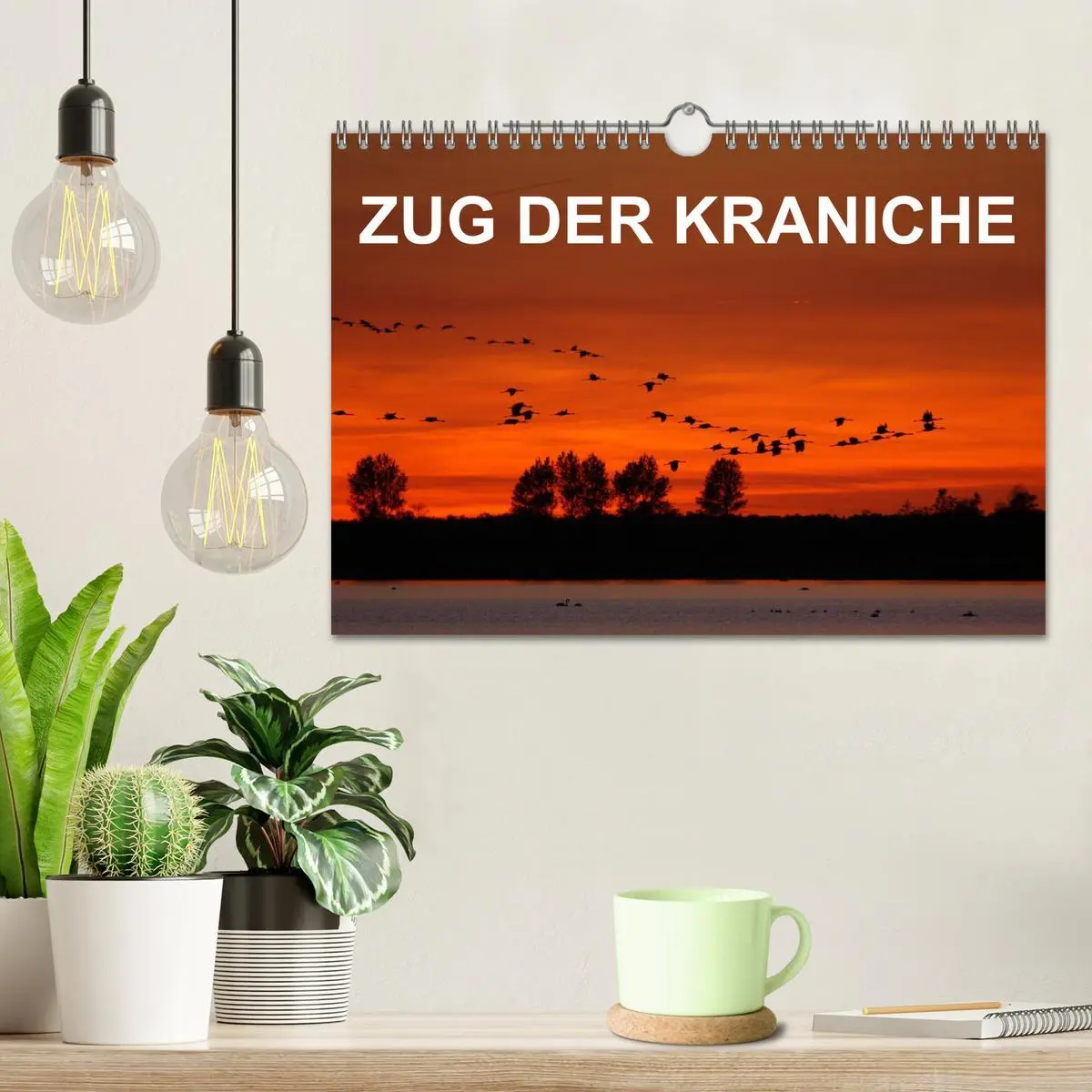 Bild: 9783516062366 | Zug der Kraniche (Wandkalender 2026 DIN A4 quer), CALVENDO...