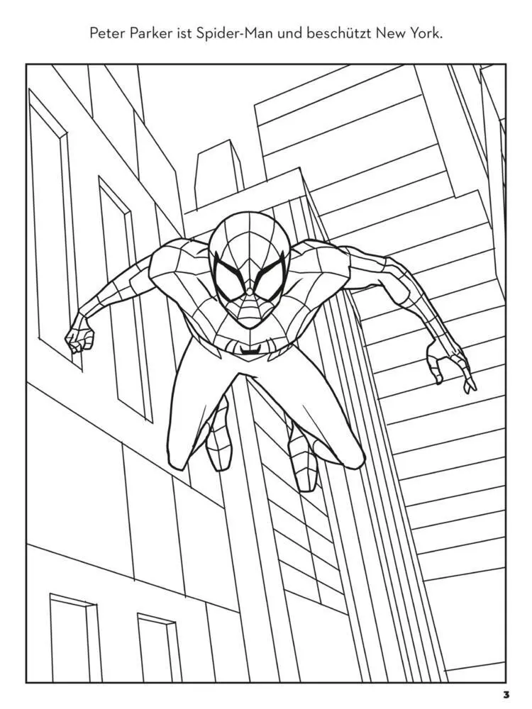 Bild: 9783845122366 | Spider-Man: Coole Ausmalbilder | Malvorlagen für Kinder ab 3 Jahren