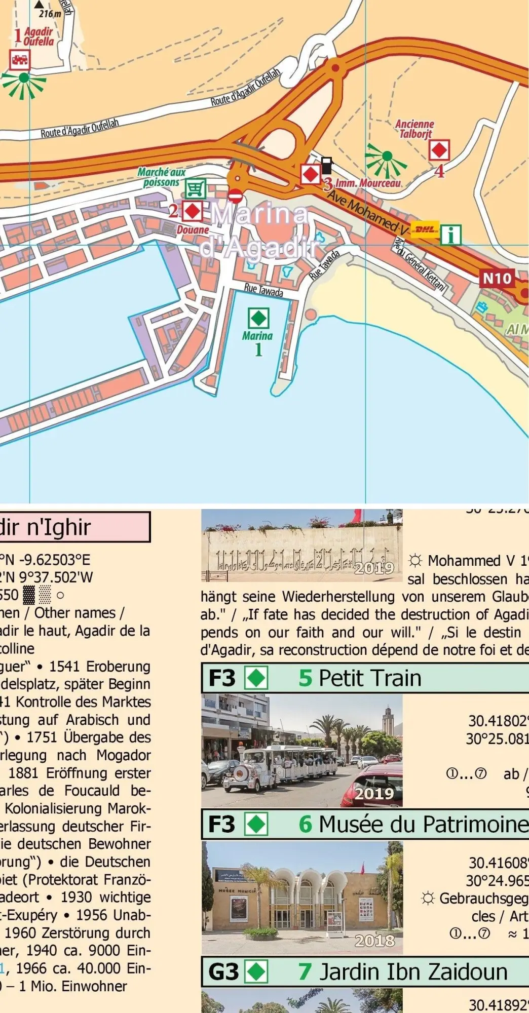 Bild: 9783943752366 | Stadtplan Agadir - Cityplan Inezgane 1:15.000 + GPS-Waypoints | 2 S.