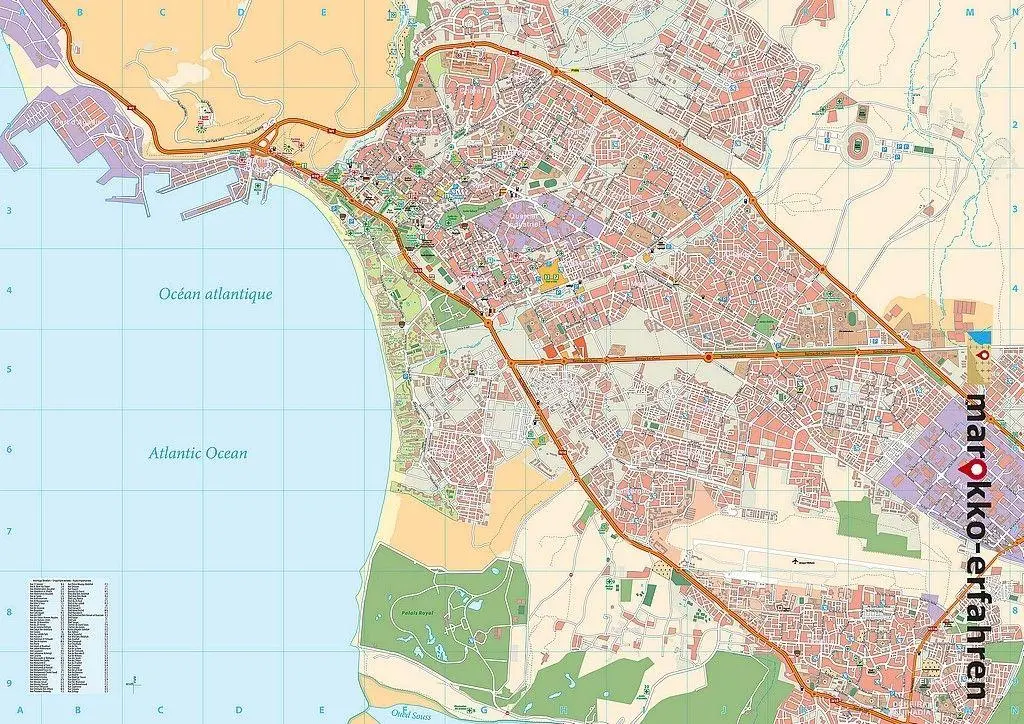Bild: 9783943752366 | Stadtplan Agadir - Cityplan Inezgane 1:15.000 + GPS-Waypoints | 2 S.