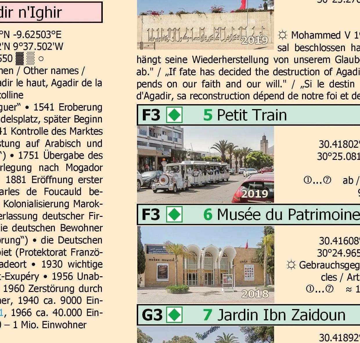 Bild: 9783943752366 | Stadtplan Agadir - Cityplan Inezgane 1:15.000 + GPS-Waypoints | 2 S.