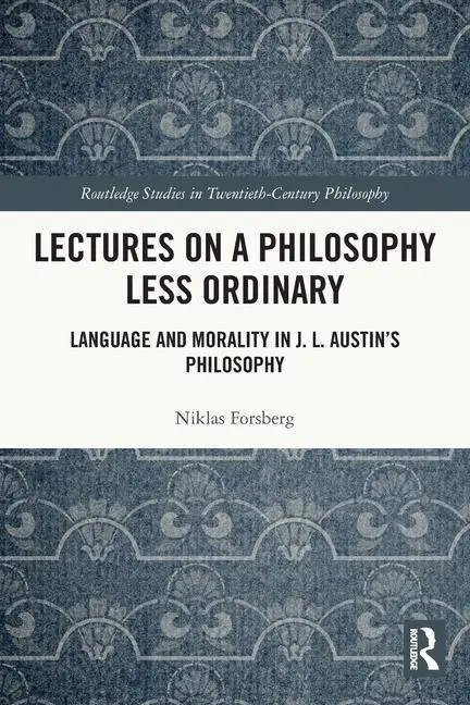 Cover: 9781032112466 | Lectures on a Philosophy Less Ordinary | Niklas Forsberg | Taschenbuch