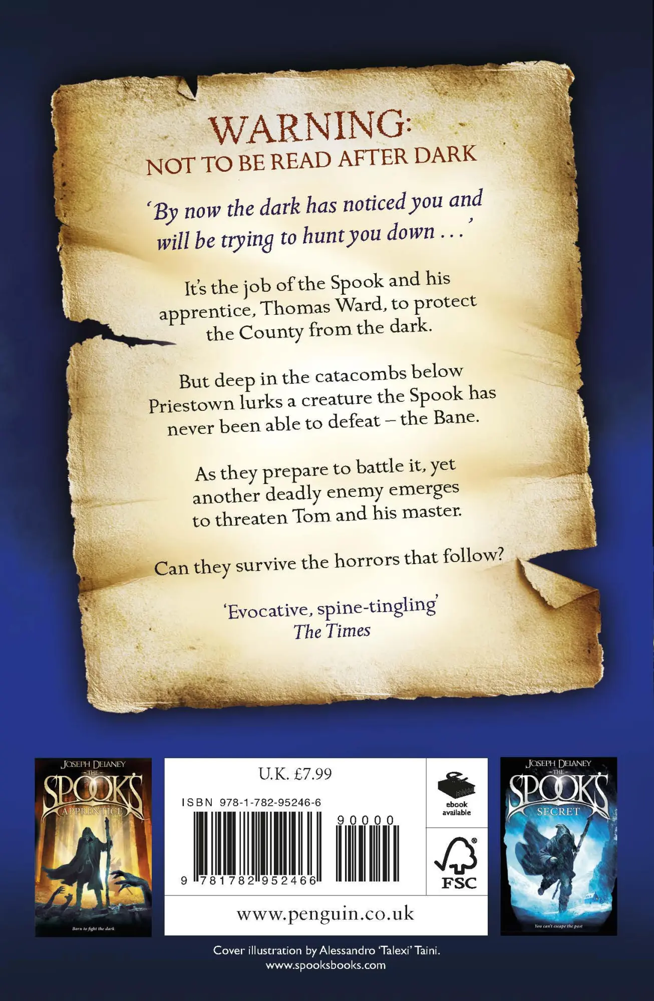 Rückseite: 9781782952466 | The Spook's Curse | Book 2 | Joseph Delaney | Taschenbuch | 448 S.