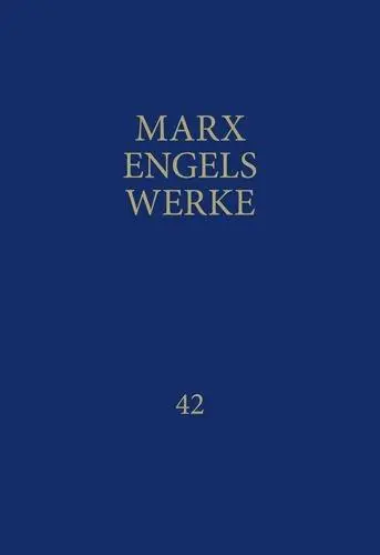 Cover: 9783320002466 | MEW / Marx-Engels-Werke Band 42 | Ökonomische Manuskripte 1857 / 1858
