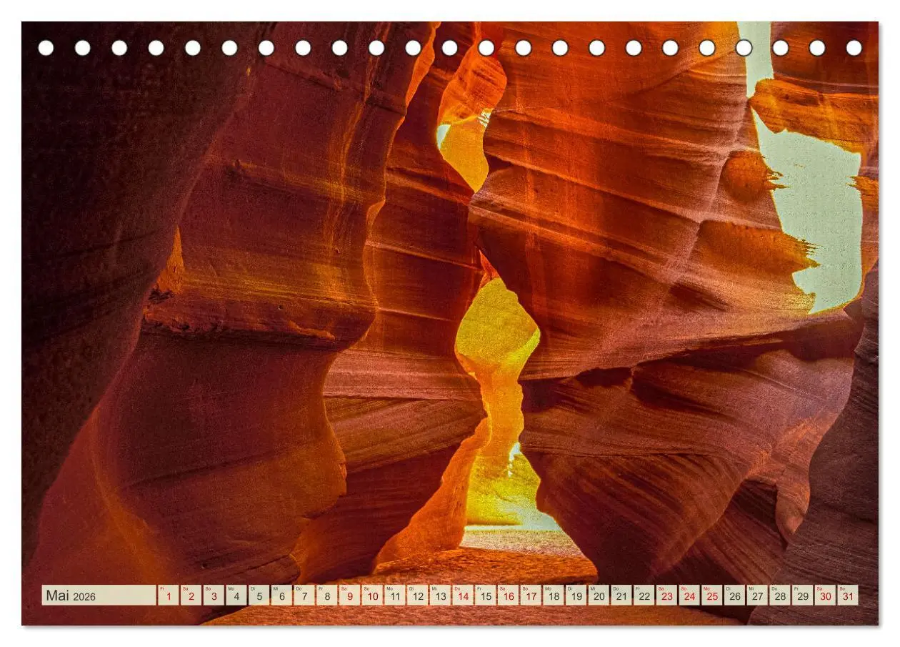 Bild: 9783457272466 | Unterwegs in ARIZONA (Tischkalender 2026 DIN A5 quer), CALVENDO...
