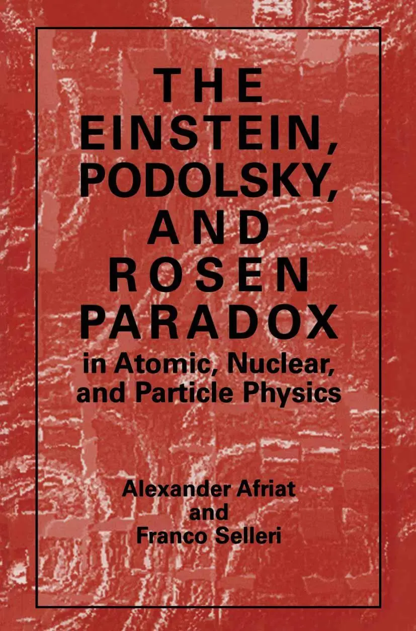 Cover: 9781489902566 | The Einstein, Podolsky, and Rosen Paradox in Atomic, Nuclear, and...