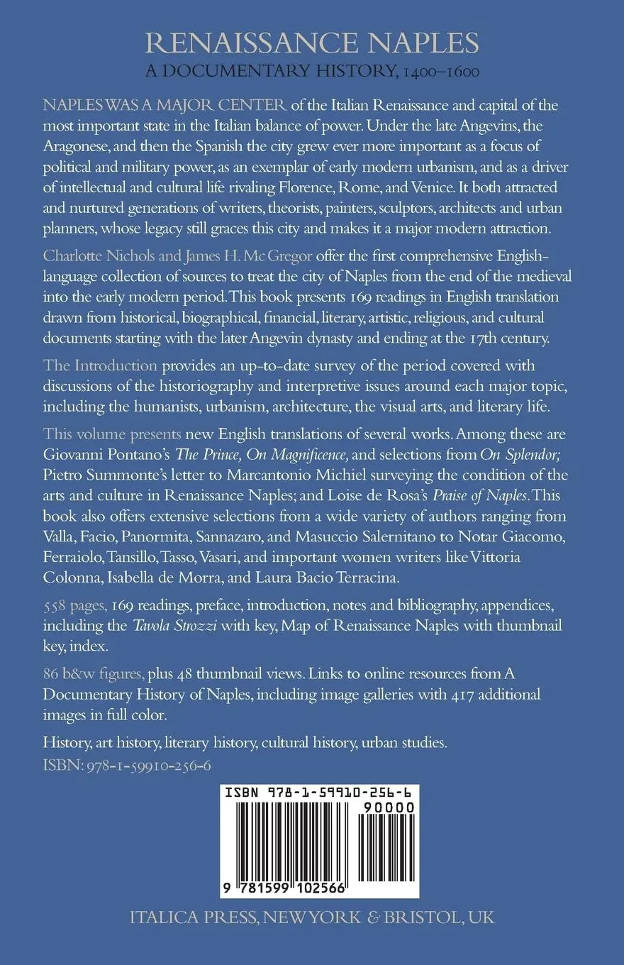 Rückseite: 9781599102566 | Renaissance Naples | A Documentary History, 1400-1600 | Taschenbuch
