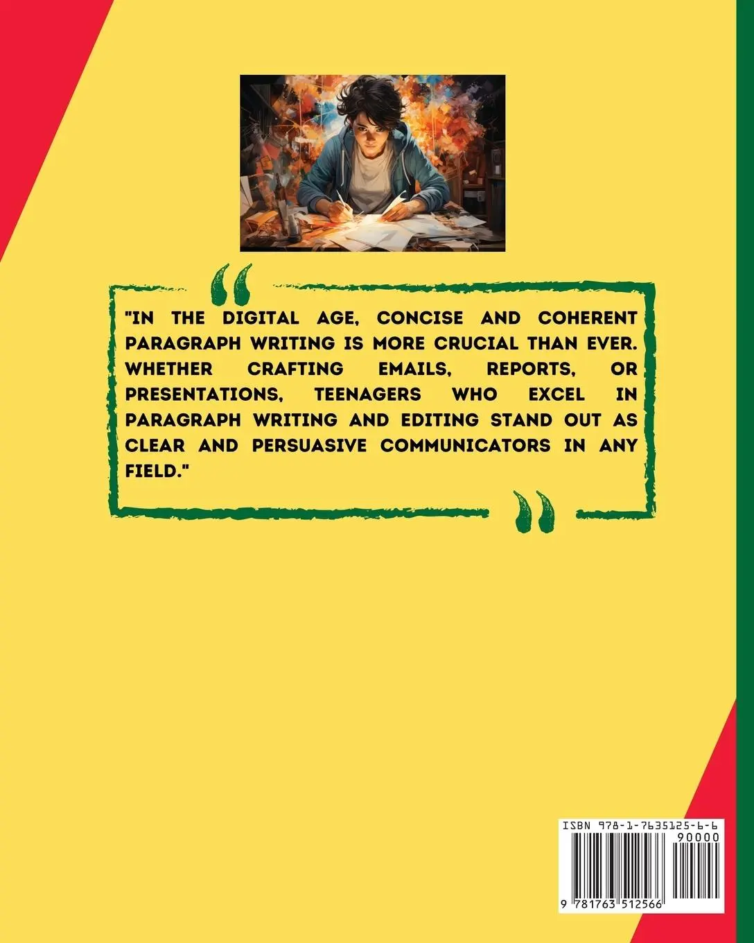 Rückseite: 9781763512566 | Paragraph Writing And Editing Workbook For High School | Fanatomy