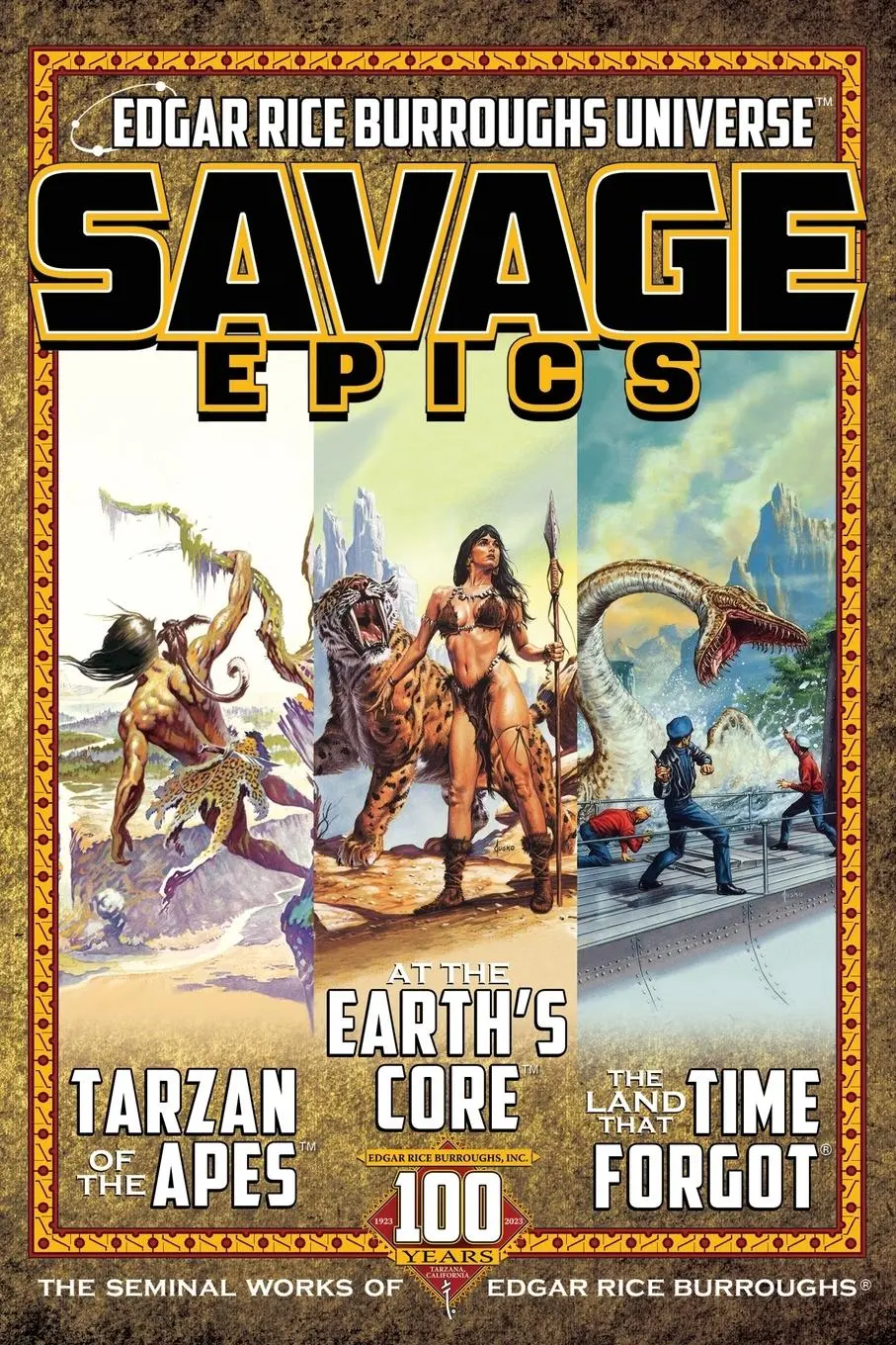 Cover: 9781945462566 | Savage Epics | The Seminal Works of Edgar Rice Burroughs | Burroughs