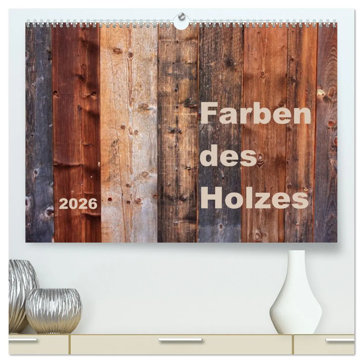 Cover: 9783457952566 | Farben des Holzes (hochwertiger Premium Wandkalender 2026 DIN A2...