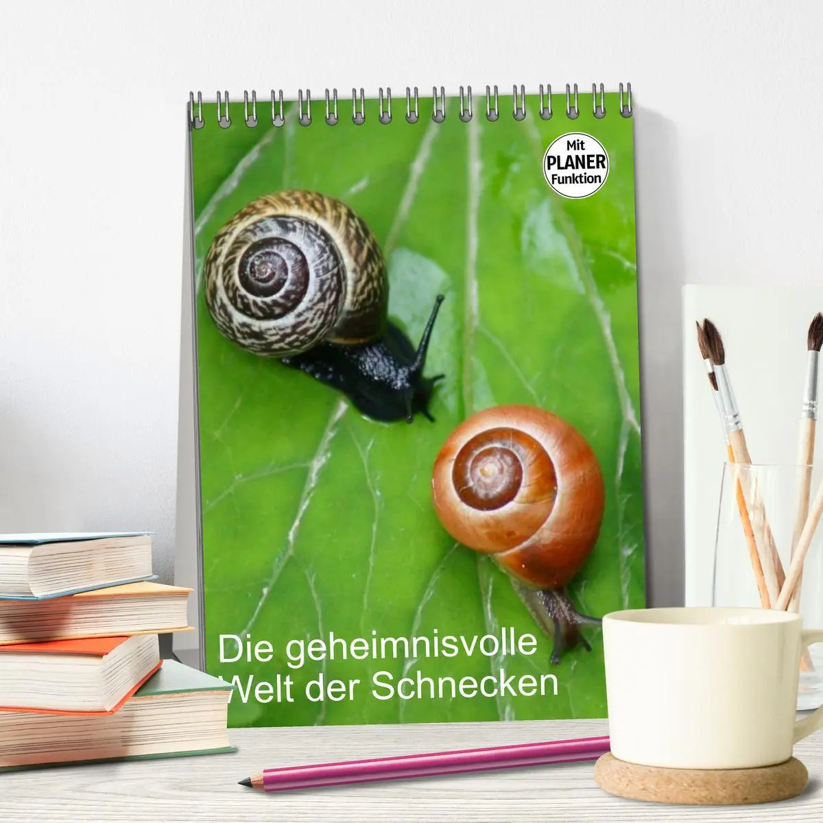 Bild: 9783516422566 | Die geheimnisvolle Welt der Schnecken (Tischkalender 2026 DIN A5...