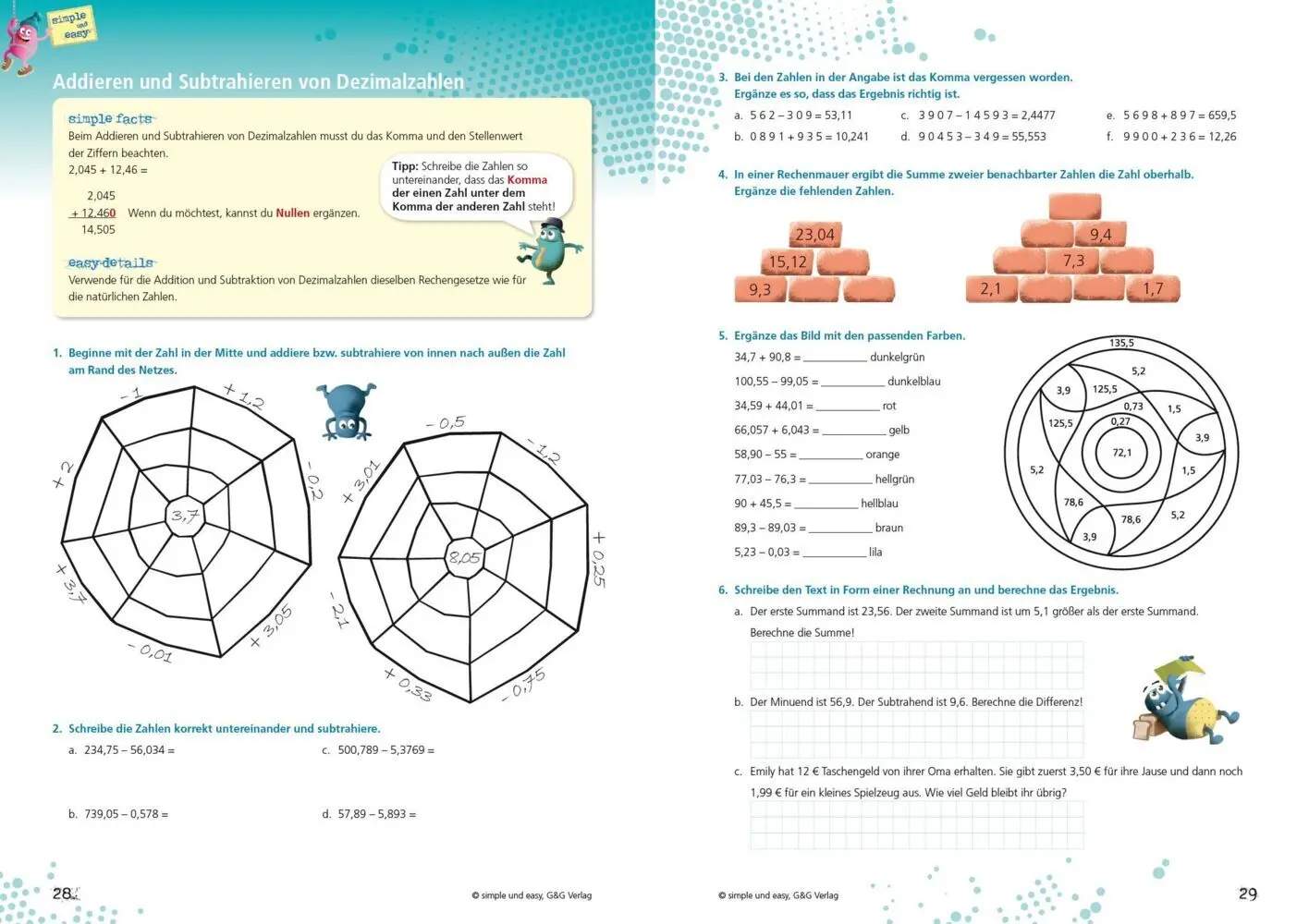 Bild: 9783707422566 | simple und easy Mathematik - 1. Schuljahr, Übungsbuch AHS/Mittelschule