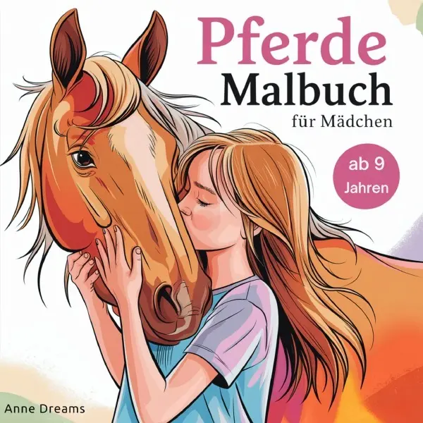 Cover: 9783818782566 | Pferde Malbuch für Mädchen ab 9 Jahren | Anne Dreams | Taschenbuch