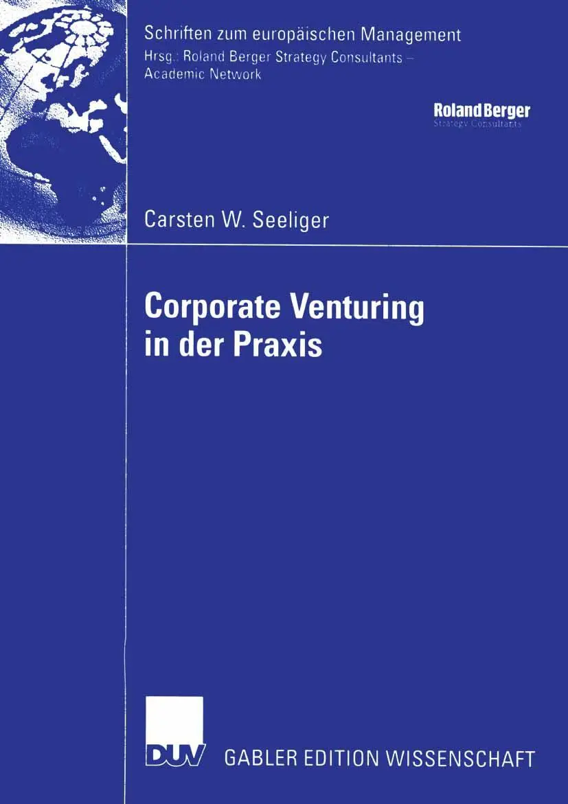 Cover: 9783824482566 | Corporate Venturing in der Praxis | Carsten W. Seeliger | Taschenbuch