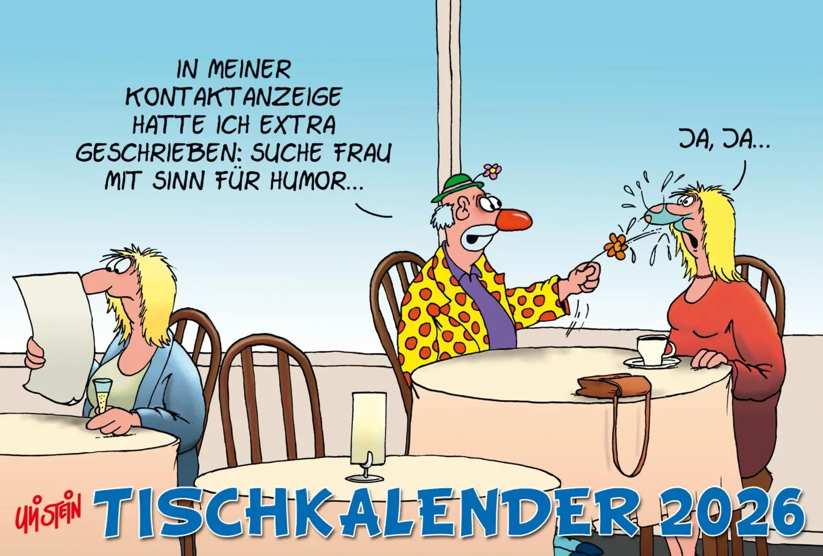 Cover: 9783830322566 | Uli Stein Tischkalender 2026: Monatskalender zum Aufstellen | Stein