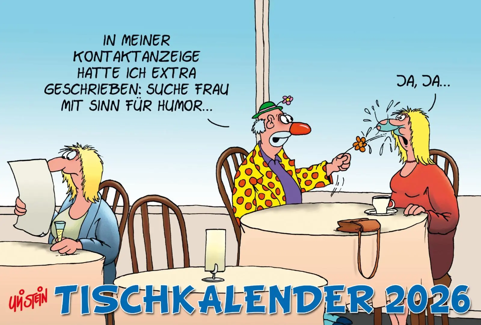 Bild: 9783830322566 | Uli Stein Tischkalender 2026: Monatskalender zum Aufstellen | Stein