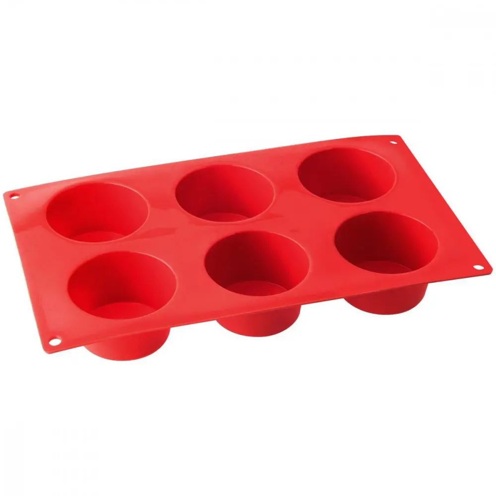 Dr.Oetker Silikon-Muffinform mit 6 Mulden